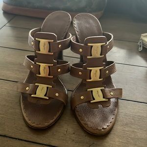 Ferragamo leather sandals